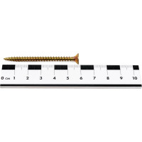 Саморез КРЕП-КОМП желтый цинк, POZY, 4,5х60, 30 шт. жд4560мф