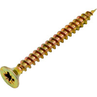 Саморез КРЕП-КОМП желтый цинк, POZY, 4,5х45, 50 шт. жд4545мф