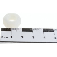 Шестигранная полиамидная (пластиковая) гайка DINFIX DIN 555, М10, 10 шт. 00-00001225