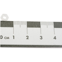 Шестигранная полиамидная (пластиковая) гайка DINFIX DIN 555, М3, 50 шт. 00-00001220