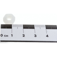 Шестигранная полиамидная (пластиковая) гайка DINFIX DIN 555, М6, 10 шт. 00-00001223