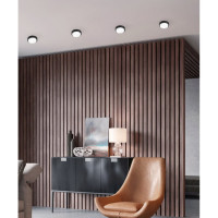 Накладной светильник для натяжных потолков Feron HL63 GX53 черный матовый, 41705