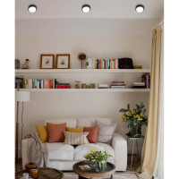 Накладной светильник для натяжных потолков Feron HL63 GX53 черный матовый, 41705