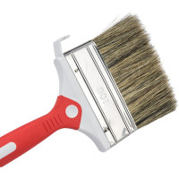 Плоская кисть для интерьерных красок PARADE, натуральная щетина, 100 мм 7104004