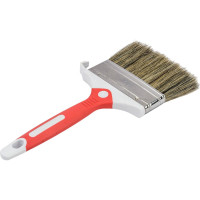 Плоская кисть для интерьерных красок PARADE, натуральная щетина, 100 мм 7104004