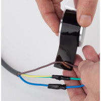 Силиконовая самослипающаяся изолента ЭРА PRO PROSS25, 25 мм х 3 м, черная Б0052254