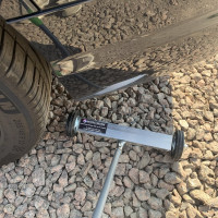 Магнитный сборщик на колесах 330 мм Проф-Магнит Подборщик330-С100