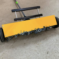 Магнитный сборщик на колесах с системой очистки Подборщик Проф-Магнит 500-С125