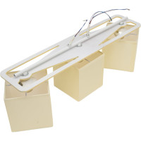 Потолочный светильник Escada E27x60W, Chrome/White 1117/3PL