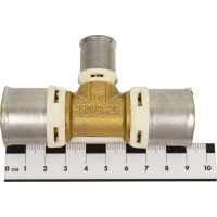 Тройник редукционный Frankische латунь, alpex-duo, 26x3,0 - 16x2,0 - 26x3,0 86826330