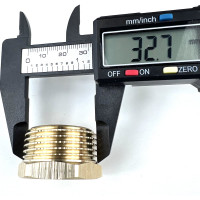 Футорка Профитт латунная, НР 1" х ВР 3/4" - 10 шт. 9274948