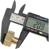 Переходник Профитт латунный, ВР 1/2" х НР 1/4" 9278113