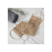 Массажная мочалка-лента Доляна 53х10 см, конопля 5445644