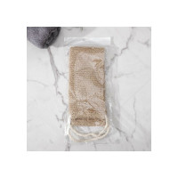 Массажная мочалка-лента Доляна 53х10 см, конопля 5445644