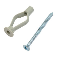 Нейлоновый дюбель Friulsider TPV с шурупом 8х40 (4 шт) ФАС 76065 4 11