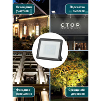 Прожектор светодиодный уличный ЭРА LPR-023-0-65K-100 100Вт 6500K IP65 Б0052026