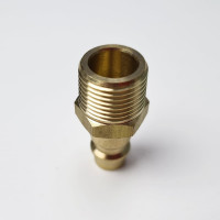 Штуцер быстроразъёмный латунный БРС НР 3/8", 10 шт Профитт 9277352