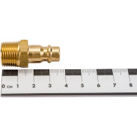 Штуцер быстроразъёмный латунный БРС НР 3/8" Профитт 9277345