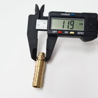 Штуцер быстроразъёмный латунный БРС с выходом под шланг 10 мм Профитт 9277789