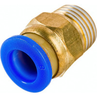 Фитинг цанговый прямой металлический 8 мм, M1/4 Pegas pneumatic 5202