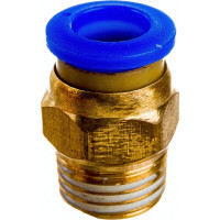 Фитинг цанговый прямой металлический 8 мм, M1/4 Pegas pneumatic 5202