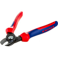Кабелерез Knipex, рез: кабель d 15 мм, 165 мм, черный, 2К ручки, KN-9512165SB