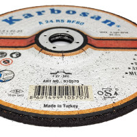 Диск шлифовальный по металлу 180х6.4х22 мм Karbosan KAR-910570