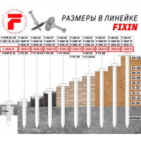 Гвоздь FIXPISTOLS F-DNW22 100 шт. 1-1-3-5834