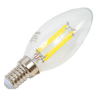 Светодиодная нитевидная лампа Фарлайт прозрачная свеча С35 7 Вт 6500 К Е14 FAR000189