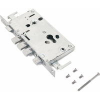 Врезной замок без ручек для металлических дверей Аллюр ЗВ1-09А без цилиндрового механизма 1559