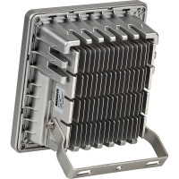 Светодиодный прожектор MAKSILED 20Вт, 1500лм, IP65, 4500К, серебристый, 201х166х77мм ML-FL-FIN-20W SILVER CORP