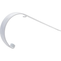 Кронштейн желоба Технониколь (ПВХ; металлический; белый; 1 шт) TN407473