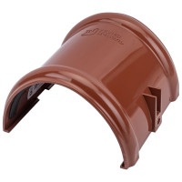 Соединитель желоба Технониколь (ПВХ; красный; 1 шт) TN425678