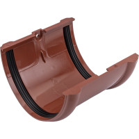 Соединитель желоба Технониколь (ПВХ; красный; 1 шт) TN425678