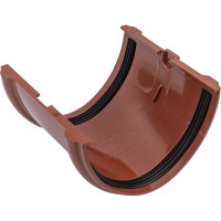 Соединитель желоба Технониколь (ПВХ; красный; 1 шт) TN425678