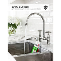 Силиконовый санитарный герметик KUDO (белый; 280 мл) KSK-121