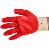 Перчатки СВС ЛАТЕКО, х/б, с одинарным латексным обливом 1000346