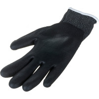 Перчатки Manipula Specialist МИКРОПОЛ (MG-161), нейлон, полиуретан, оверлок, цвет черный (7), Пер 612/7