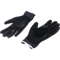 Перчатки Manipula Specialist МИКРОПОЛ (MG-161), нейлон, полиуретан, оверлок, цвет черный (7), Пер 612/7
