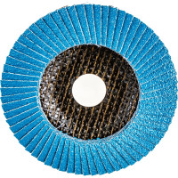 Круг лепестковый КЛТ 115x22 мм, Р60 Comfort Line ZR LD Flap конический INOX Karbosan KAR-982100
