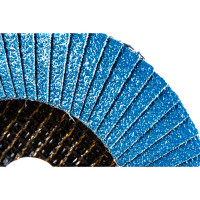 Круг лепестковый КЛТ 115x22 мм, Р60 Comfort Line ZR LD Flap конический INOX Karbosan KAR-982100