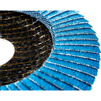 Круг лепестковый КЛТ 115x22 мм, Р60 Comfort Line ZR LD Flap конический INOX Karbosan KAR-982100