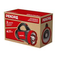 Аккумуляторный светодиодный фонарь-прожектор РЕКОРД PB-2600 24286