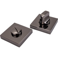 Квадратная завертка к ручкам PUERTO черный никель INBK AL 03 BN