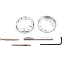 Квадратная завертка к ручкам PUERTO черный никель INBK AL 03 BN