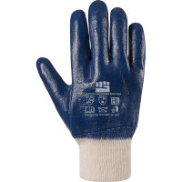 МБС перчатки Фабрика перчаток синие манжет резинка ПЕР-МБС-СНМ-288