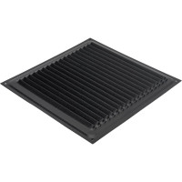 Решетка вентиляционная 175х175 мм черный муар Трибатрон 87810
