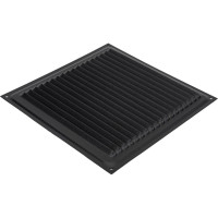 Решетка вентиляционная 175х175 мм черный муар Трибатрон 87810