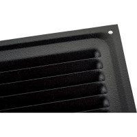 Решетка вентиляционная 175х175 мм черный муар Трибатрон 87810
