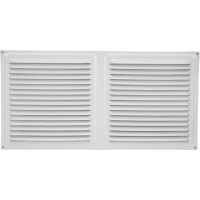 Решетка вентиляционная 150х300 мм белая Трибатрон 87724